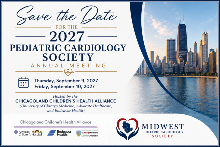 2027 Pediatric Cardiology Society Annual Meeting September 9-10, 2027
